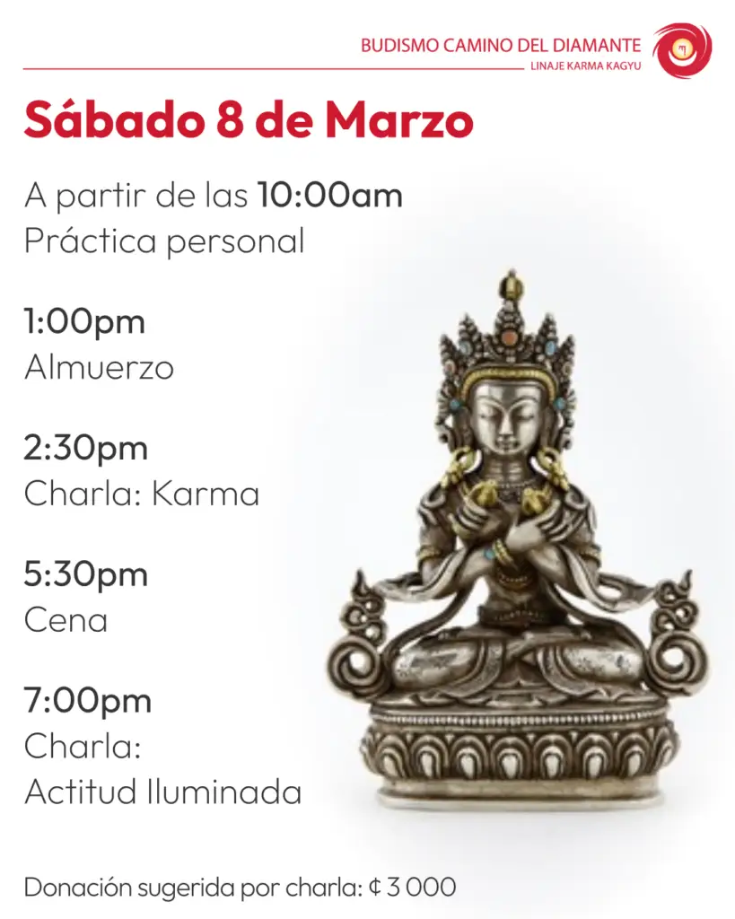 Horario de Charlas del Sábado 8 de Marzo